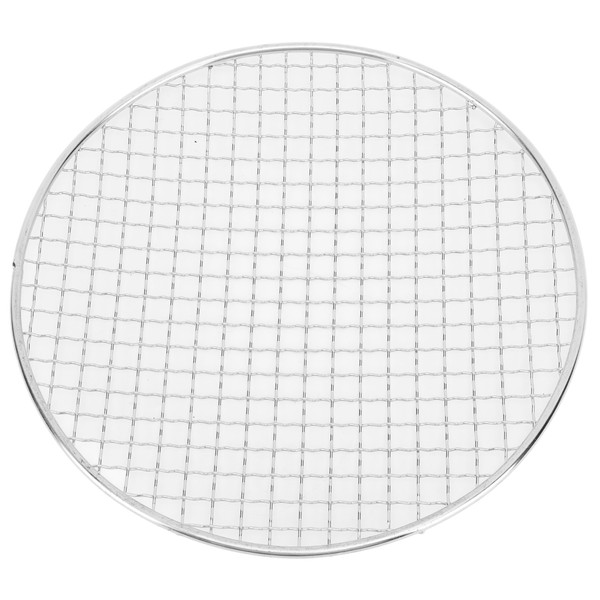 Round Grill Grate 25cm Diameter Stainless Steel 1.5mm Wire Barbecue
