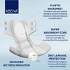 Abena Abri-Form Comfort Plastic-Backed Briefs, Level 4, (Medium To Large