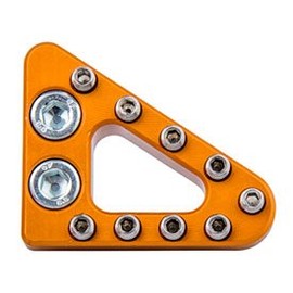 Clean Speed Standard Brake Pedal Pad Orange for KTM 690 ENDURO 2008-2018