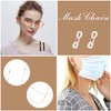 AOBOCO Rose Gold Glasses Chain for Women Sterling Silver, Sunglass