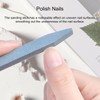 Jaasuee 8 Pieces Stone Nail File and Pumice Stone Stick