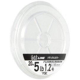 X-Braid Shock Reader, Bit Reader, Super Strong Fluorocarbon, 66.6 ft (20 m), No. 1.2, 5lb, Natural