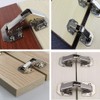 2Pcs 90 Degree Door Hinges Kitchen Cabinet Folding Hinge with