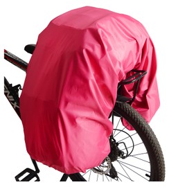 VAOLOAV 80L to 100L Bicycle Rear Rack Rain Cover Bike Trunk Rain Cover Hot Pink