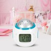 Star Sky Projector LED Music Alarm Clock Multifunction Calendar Temperature