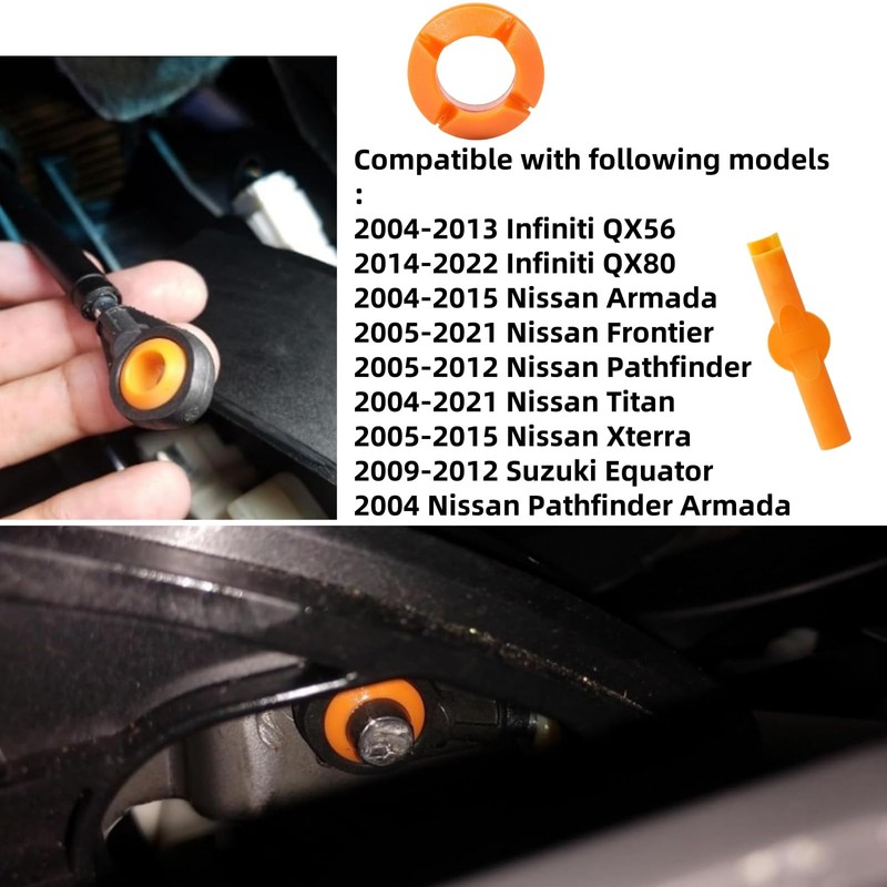 Vntebozd Transmission Shift Linkage Bushing Kit Compatible with Armada Pathfinder