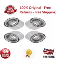Caltric 4 Front Rear Wheel Ball Bearing for Arctic Cat 400 450 500 650 700 1000 2005-17