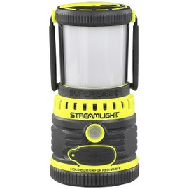 Streamlight 44945 Super Siege 1100-Lumen Rechargeable Outdoor Hand Lantern/Flashlight with 120-Volt AC Charger and Portable USB Charger, Yellow