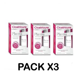 PACK X3 crema facial antiarrugas plasma cicatricura 30 ml