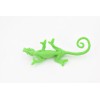 Safari Chameleon, Rubber Toy Lizard, Realistic Figure, Model, Replica, Kids