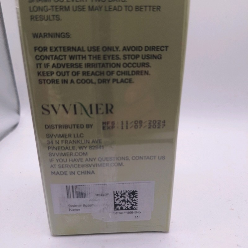 Svvimer Rosemary Hair Growth Shampoo/Condit