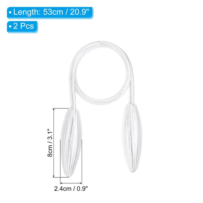 PATIKIL Curtain Tiebacks Clips, 2 Pack Creative Decorative Window Drape