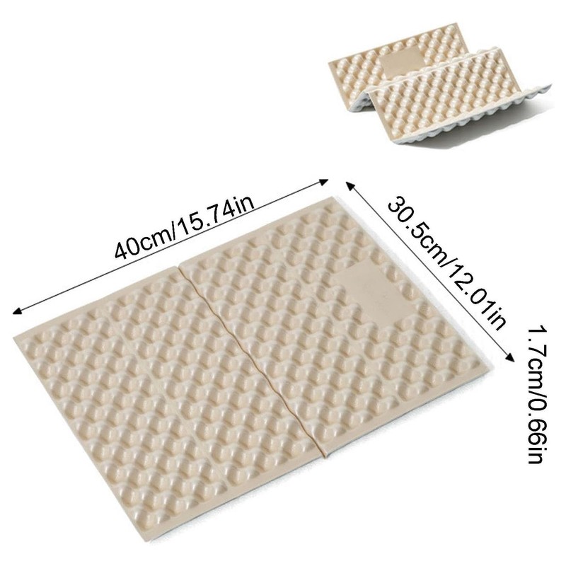 Paifeancodill Mini Waterproof Folding Pad Foam Seat Cushion, Lightweight Backpacking