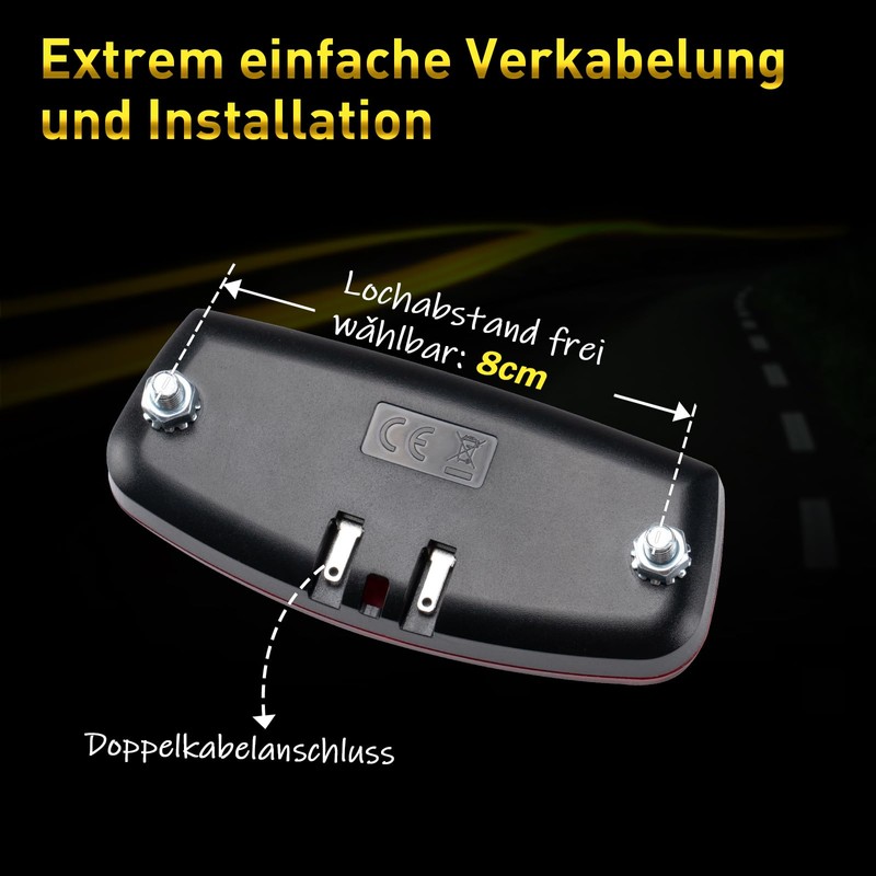LED Bicycle Light Bicycle Rear Light for E-Bike | Pannier