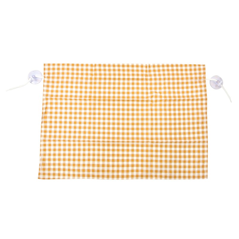 2Pcs Grid Design Anti Ultraviolet Car Curtain Side Car Window