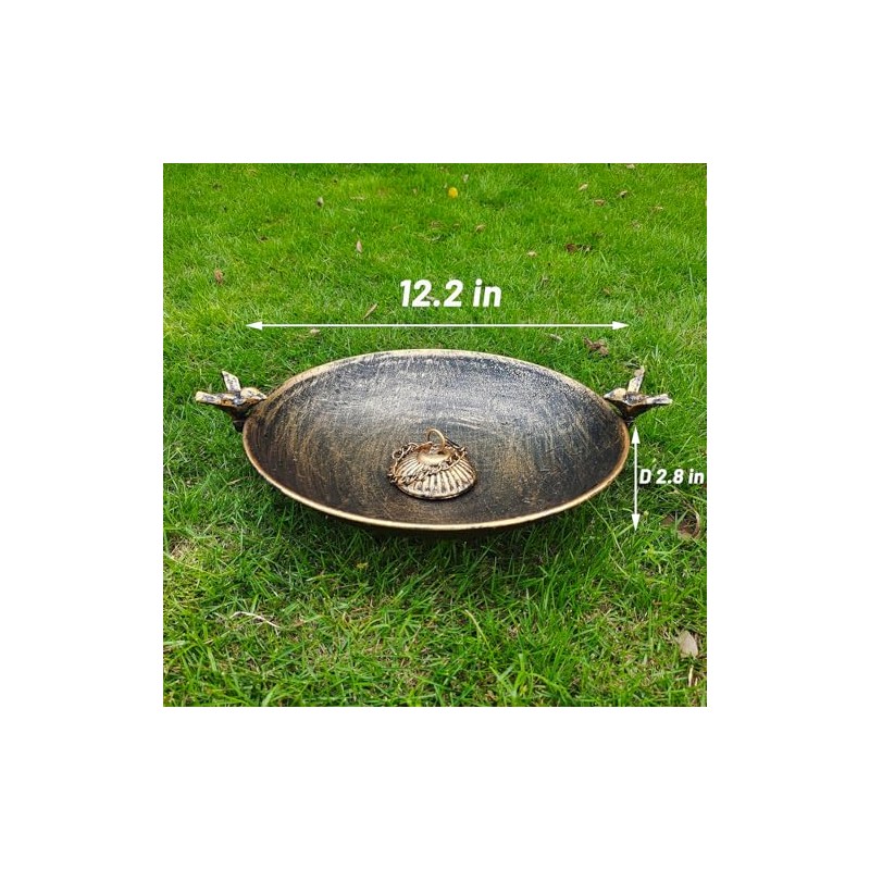 HOUYANG Diam 12.2 inchs Rain Chain Basin,Replacement for Standard Rain