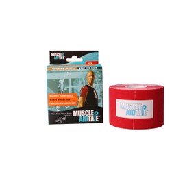 MuscleAidTape Kinesiology Tape (Red)