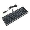 Mechanical Keyboard 61 Key RGB Lighting Blue Switch Ergonomic 60%