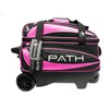 Path Premium Deluxe Double Roller Black/Hot Pink