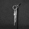 BTS style earrings j-hope model chain earrings fake earrings popular
