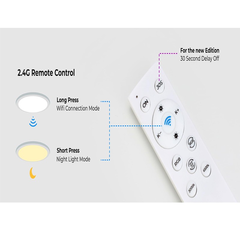 BLNAN Remote Control for RGB & APP Ceiling Light Model