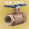 Febco 765-1 1" Ball Valve Non Tapped Full Port -