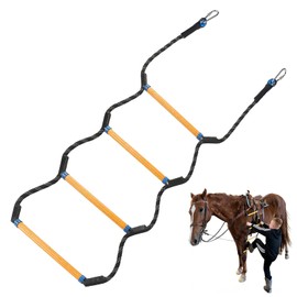 Buddy Climbing Stirrup 4 Step for Kids, Heavy Duty Nylon Stirrup, Mounting Step Ladder, Horse Riding Accessories for Kids, Horse Rope Ladder, Horse Riding Gear.