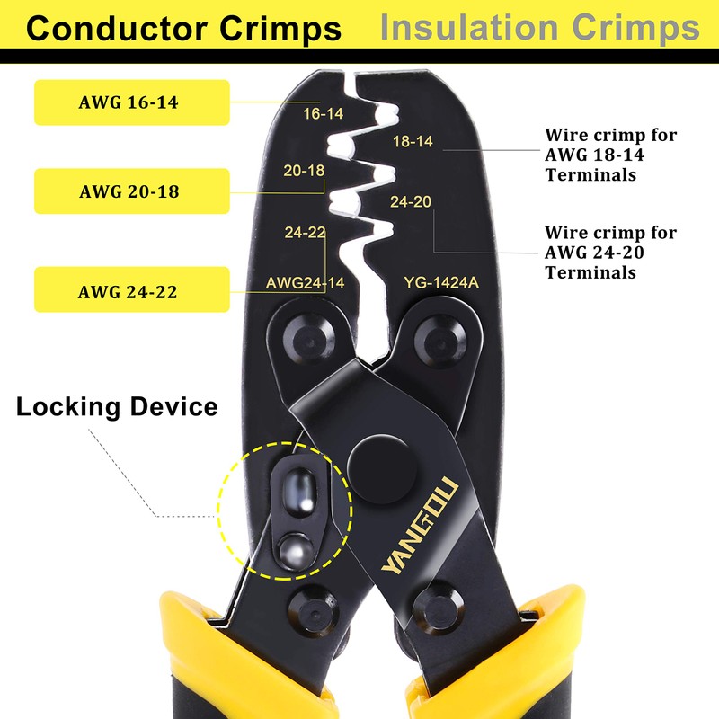 Yangoutool Molex Crimp Tool: Versatile for Molex, Delphi, AMP/Tyco, Harley,