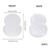 SSKHE 50 PCS Underarm sweat pad, Disposable sweat absorbent patch,