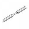 sourcing map 4 Pairs Weldable Barrel Hinges Male to Female