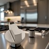 WLngtv Silver Oven Rotary Stove Control Knobs for Control Knob