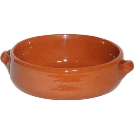 Amazing Cookware Natural Terracotta 15cm Deep Dish, Brown