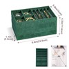 ProCase Stackable Jewelry Organizer Trays for Drawers, Jewelry Drawer Inserts