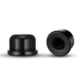 Canomo 2 Packs Lamp Harps Lamp Shade Holder 8 Inch with E26 UNO Light Base and Lamp Finial for Table and Floor Lamps, Black