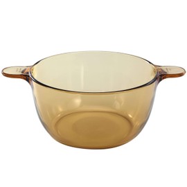 Visions 2.5 Quart Amber Glass Stewpot