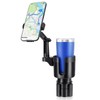 2-in-1 Cup Holder Cell Phone Holder,Adjustable 360° Rotation Universal Phone