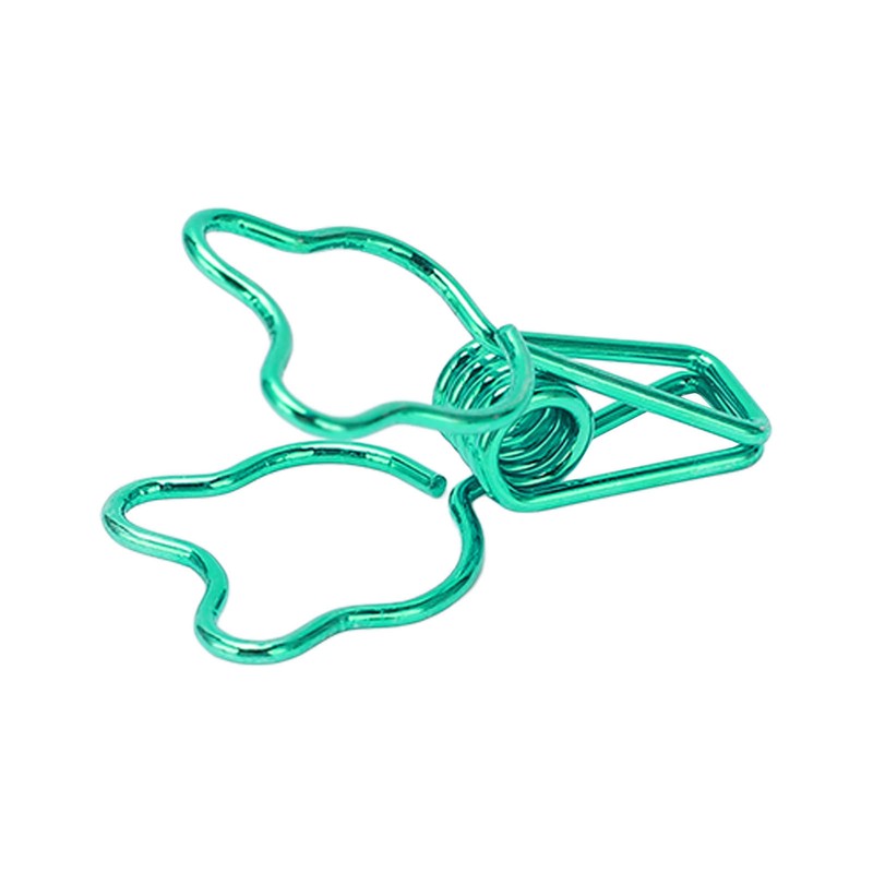 100pcs Small Binder Clips Multipurpose Innovative Little Bear Shape Strong