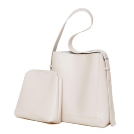 Bucket Bag for Women - Vegan Leather Adjustable Shoulder Bag With Purse Tote Bag for Work,Daily