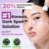 JUMISO Niacinamide 20 Serum - Korean Face Serum with Glutathione,