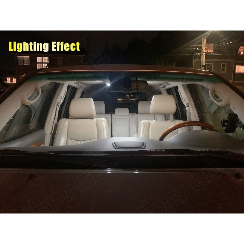 ENDPAGE 18-Pieces GX470 LED Interior Light Kit Package Compatible with