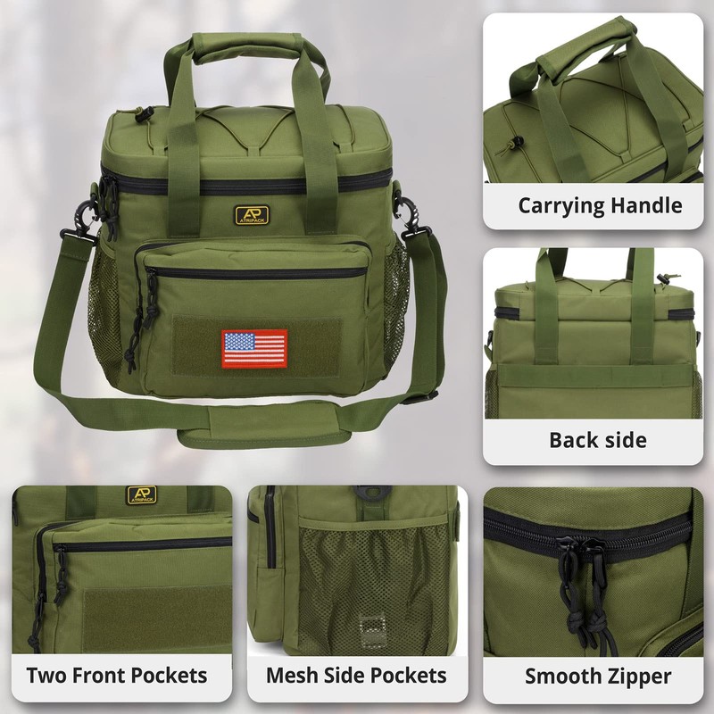 Lunch Box for Men, Tactical Lunch Bag MOLLE Webbing Leakproof