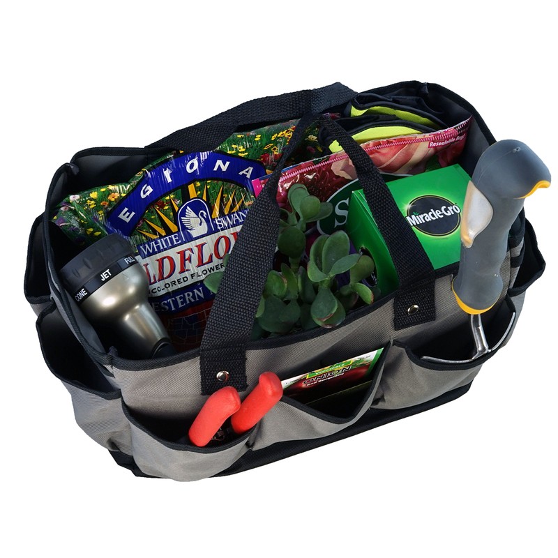 Ensign Peak Deluxe Gardening and Tool Tote Bag (Gray) 12