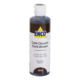 Color Gel Café Obscuro Reposteria 250 Grs. Enco 1849-250                                                                                              