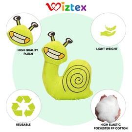 wiztex Garden of Ban Ban 20 cm Sparkling Colours Cuddly Toy - YouTube Games Plush Toy - Machine Washable Garden of Ban Ban Stuffed Animals (Slug)