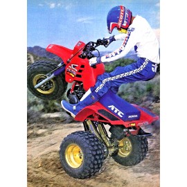 HONDA ATC250R, TRX250R ATC TRX 250R REAR FENDER SEAT RUBBER CUSHION, SETTING