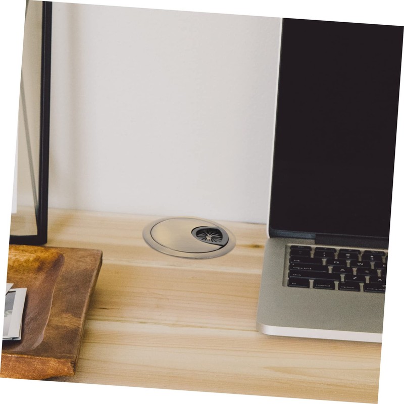 Operitacx 2pcs Desk Grommet Cable Organizer Cover Wire Hole for