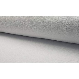Double Sided Cotton Terry Towelling Fabric Material - White, 1Mtr 150cmx100cm