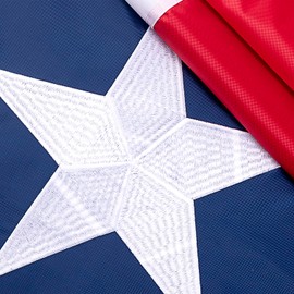 Texas State Flag 2x3 Ft - 420D Nylon TX Flag with Heavy Duty Embroidered Stars, Sewn Stripes, Brass Grommets, Durable & Weather-Resistant, Perfect for Outdoor & Indoor Use (2x3 ft)