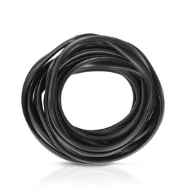 CNNELL Fender Flares Edge Trim 18 Feet, Fender Flare EPDM Rubber Seal for Car and Truck Wheel Wells, Fender Flare Gasket Universal Bonds w/Automotive-Grade Adhesive Tape Black