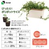 Richell 700962 Mielno Plus Planter 27 Type N Dark Brown